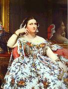Jean Auguste Dominique Ingres Portrait of Madame Moitessier Sitting. Norge oil painting reproduction